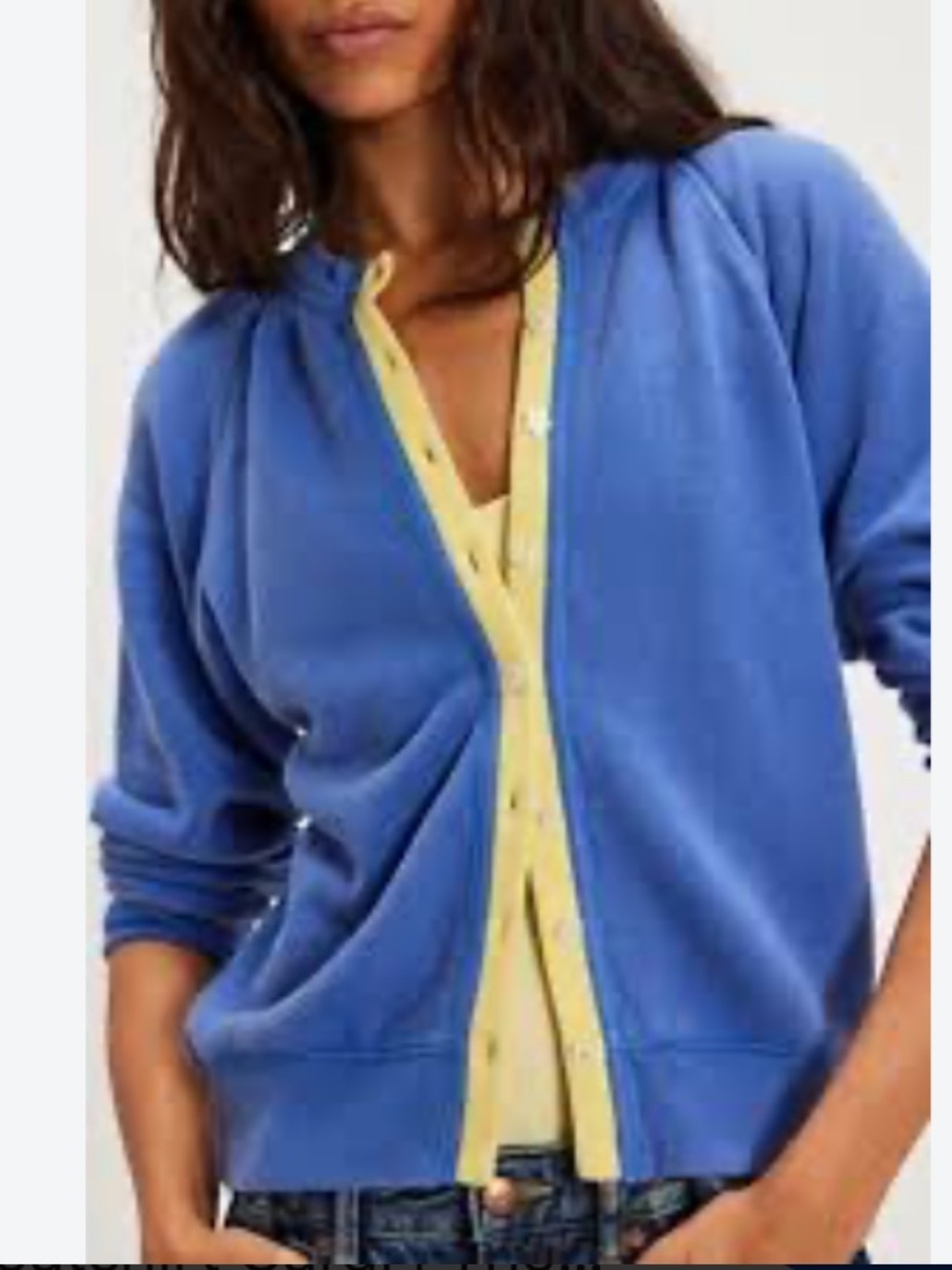 Free People Junior Solid Sweatshirt
Cardi Size M